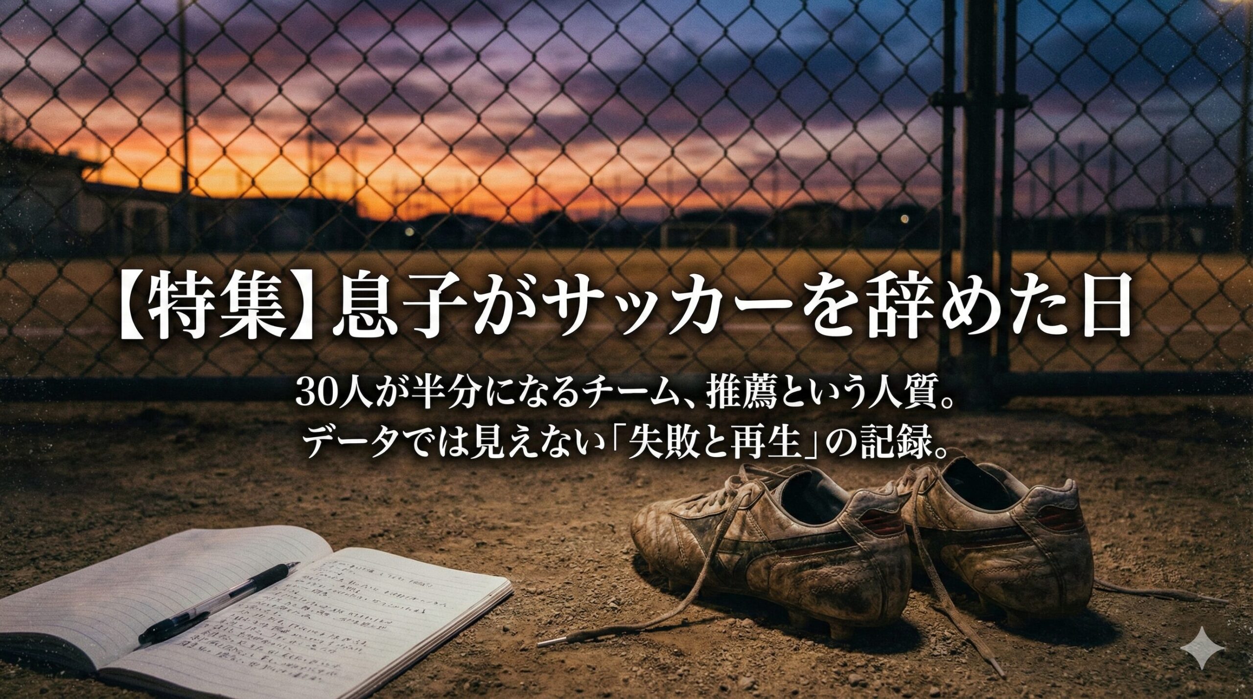 息子がサッカーを辞めた日